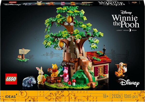 LEGO 21326 Ideen LEGO Disney Set für Erwachsene Winnie Puuh, Schauhaus, Eeyore LEGO Minifigur, Ferkel Minifigurfigur