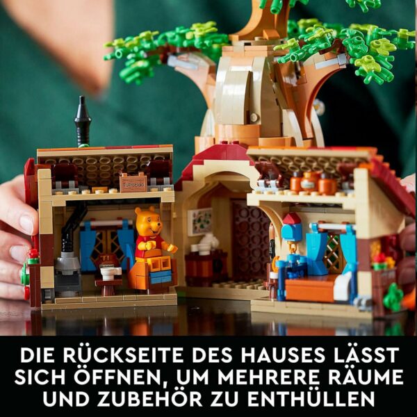 LEGO 21326 Ideen LEGO Disney Set für Erwachsene Winnie Puuh, Schauhaus, Eeyore LEGO Minifigur, Ferkel Minifigurfigur – Bild 3