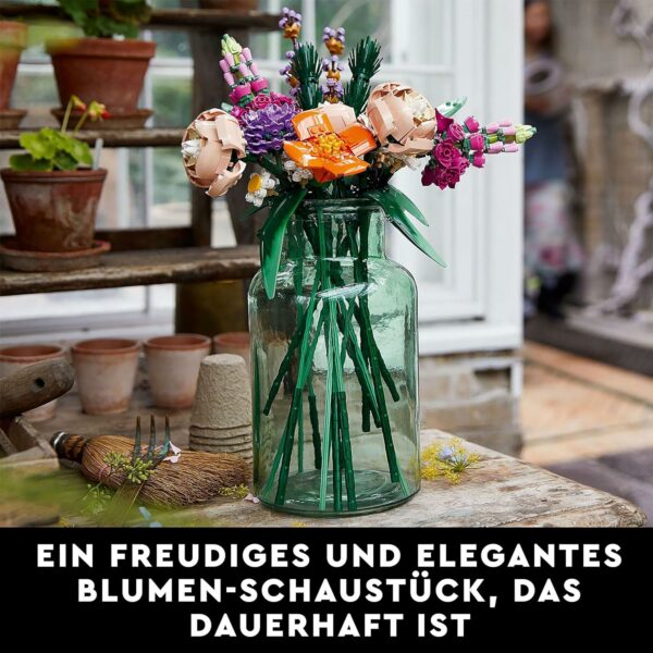 LEGO 10280 Icons Blumenstrauß, Künstliche Blumen, Wohnaccessoires, Botanische Sammlung – Bild 2