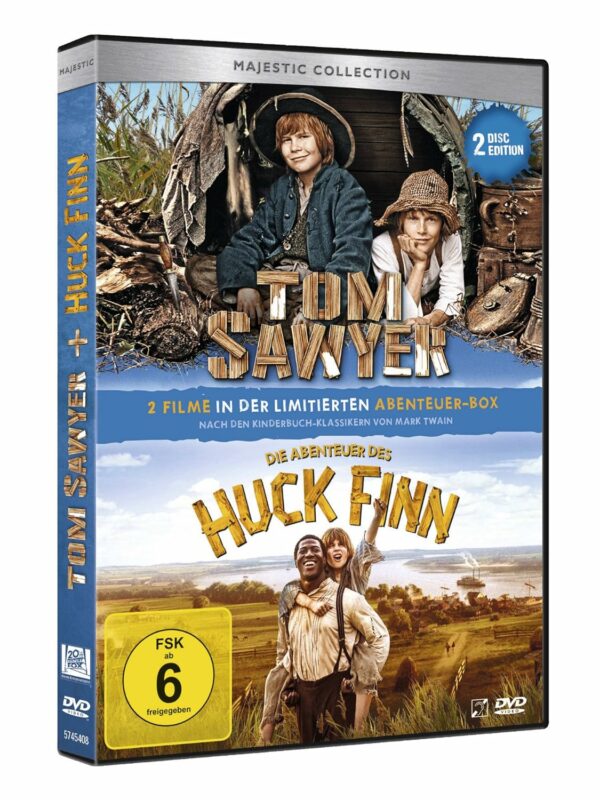 Tom Sawyer/Die Abenteuer des Huck Finn [2 DVDs]