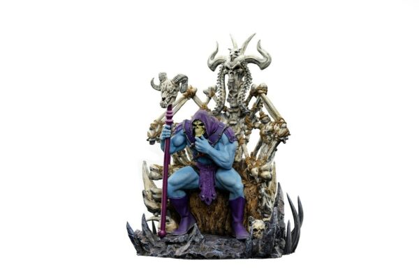Masters of the Universe: Skeletor on Throne Deluxe 1:10 Scale Statue ca. 30cm – Bild 7