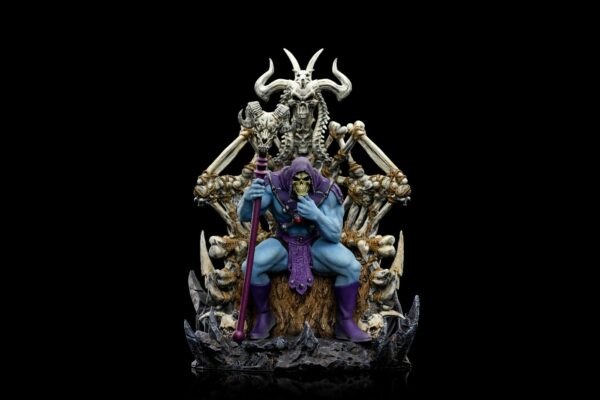Masters of the Universe: Skeletor on Throne Deluxe 1:10 Scale Statue ca. 30cm – Bild 2