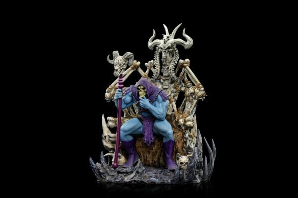Masters of the Universe: Skeletor on Throne Deluxe 1:10 Scale Statue ca. 30cm – Bild 3