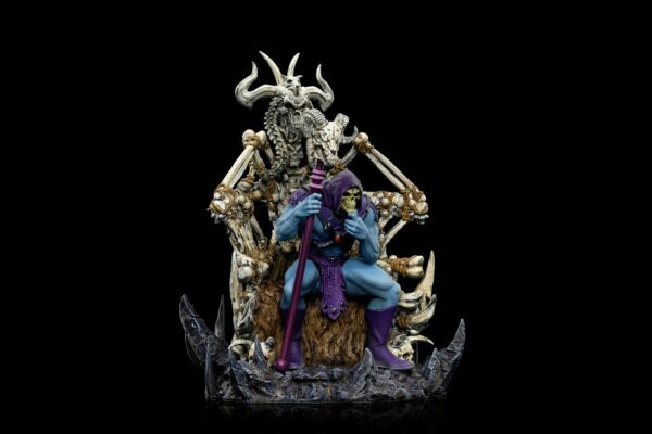 Masters of the Universe: Skeletor on Throne Deluxe 1:10 Scale Statue ca. 30cm – Bild 4