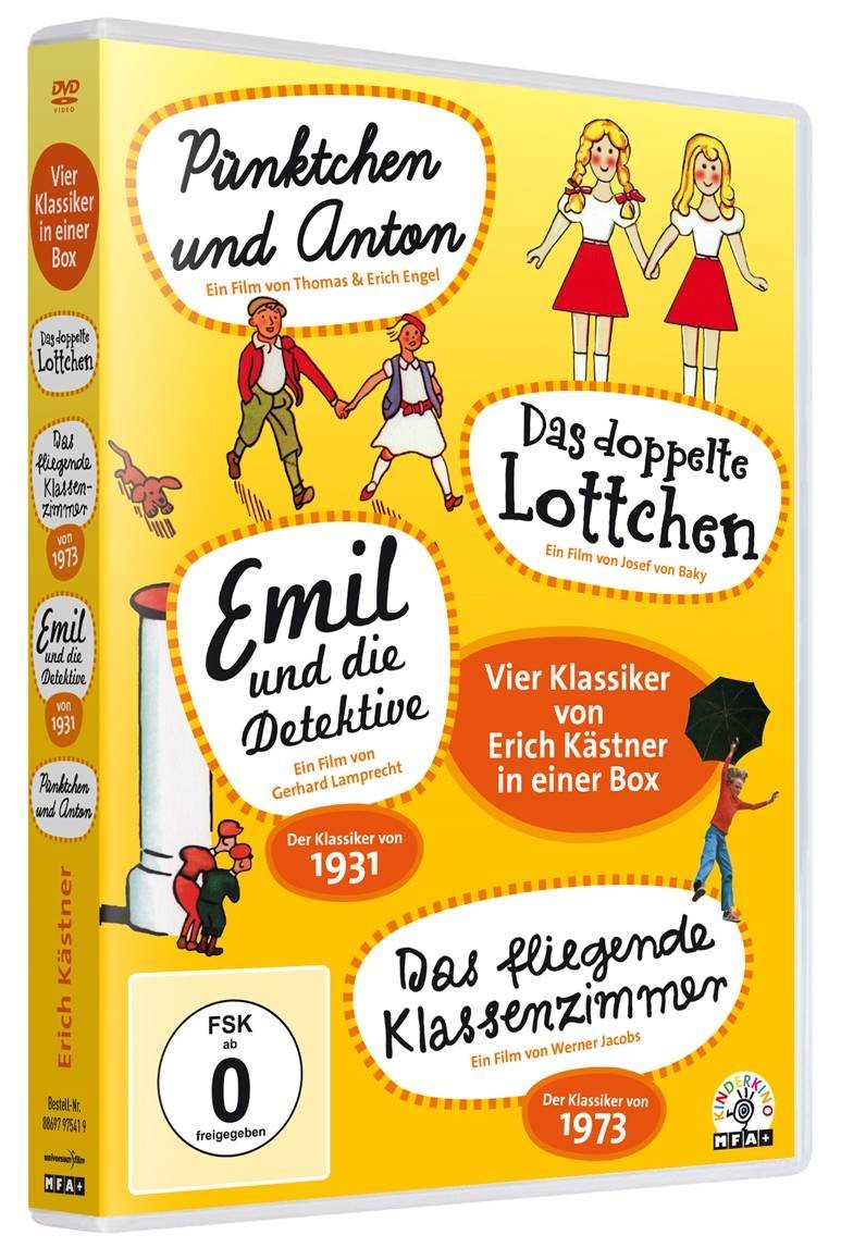 Vier Klassiker von Erich Kästner in einer Box [4 DVDs]