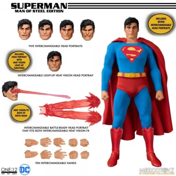 DC Comics Actionfigur 1/12 Superman - Man of Steel Edition 16 cm – Bild 18