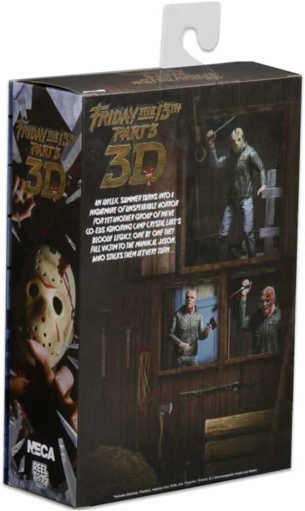 Friday the 13th 39702 Ultimate Part 3 Jason Actionfigur, 17,8 cm – Bild 5