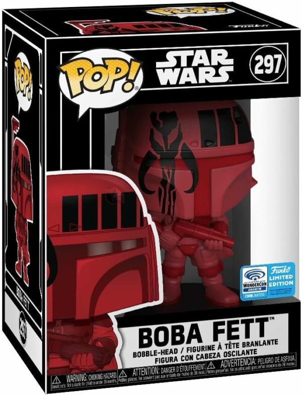 Star Wars Funko Pop! – Boba Fett – Wackelkopffigur (Exclusive) + Hardcase – Bild 2