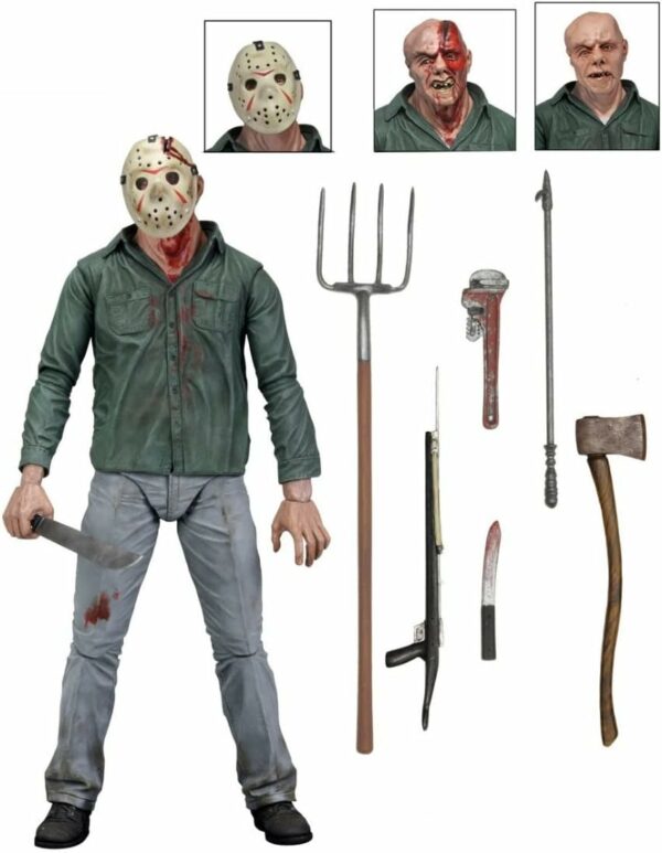 Friday the 13th 39702 Ultimate Part 3 Jason Actionfigur, 17,8 cm – Bild 6
